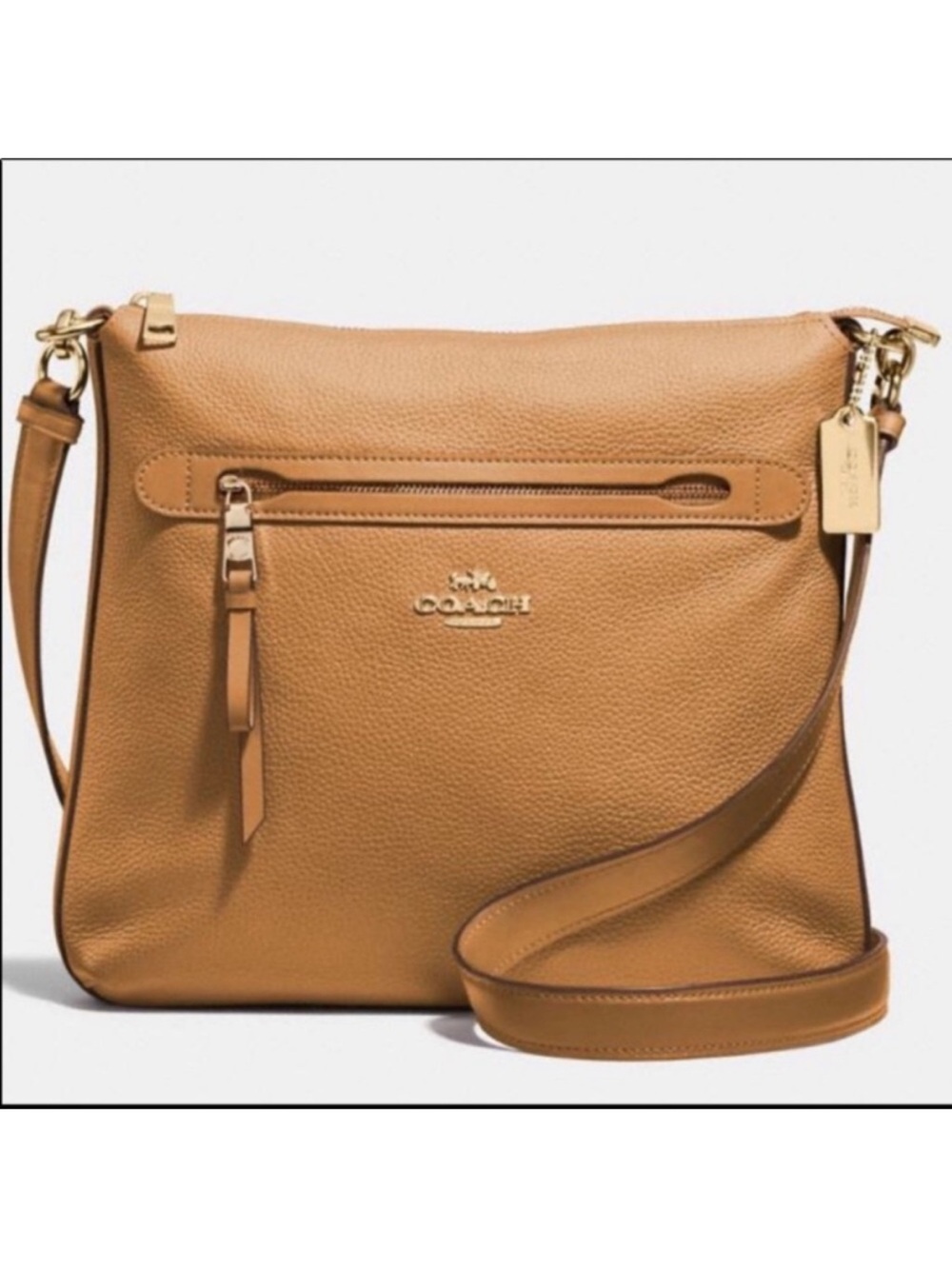 Coach Mae Crossbody Leather Bag‎ Brown